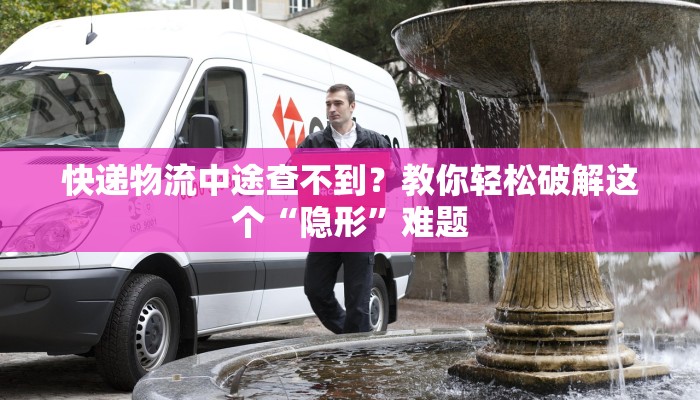 快递物流中途查不到？教你轻松破解这个“隐形”难题