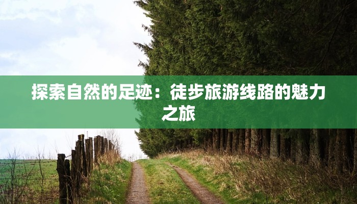 探索自然的足迹:徒步旅游线路的魅力之旅 探索自然的足迹:徒步旅游线路的魅力之旅